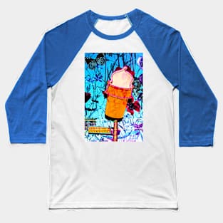 John Margolies Drive Inn Ice Cream Remix Baseball T-Shirt